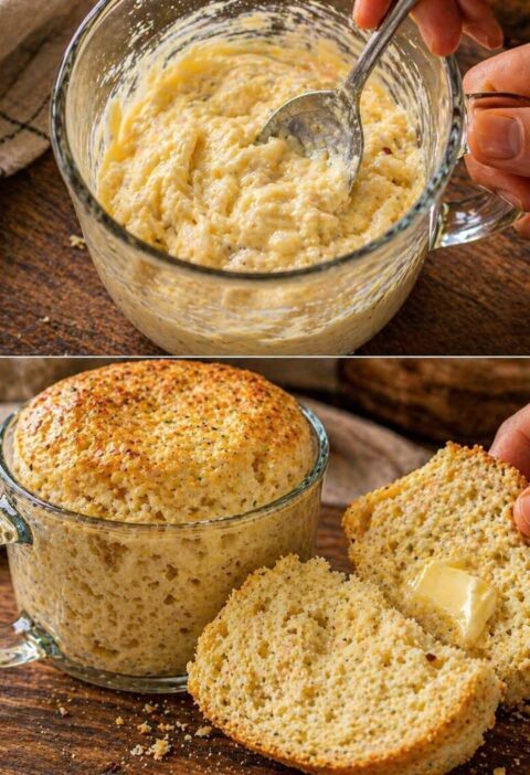 Healthy Microwave Mug Bread Recipe